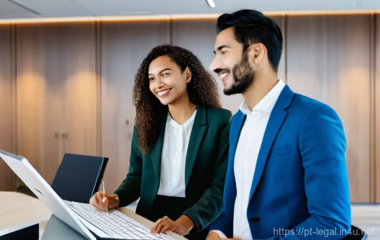 법률 자문가 직업 전망 - **Prompt: Human-AI Collaboration in Legal Research**
    A male legal professional, in his mid-40s, ...