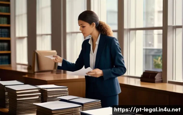 법률자문가의 법률 분석 방법 - **A bustling Brazilian law office, midday.** Sunlight streams through large windows, illuminating sh...