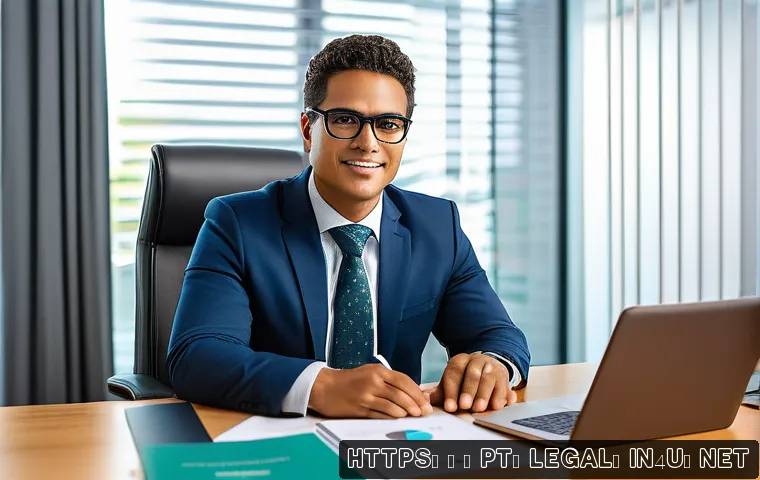 법률자문가 중점 과목 - A modern Brazilian law office scene focused on digital law expertise: a confident professional lawye...